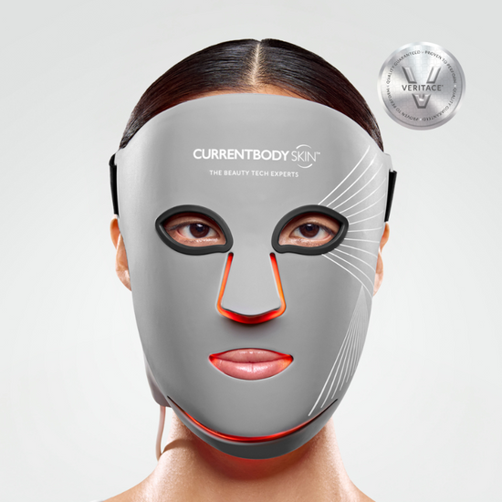 Máscara Facial LED com Terapia Multicolorida