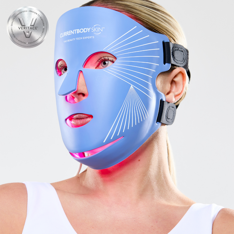 CurrentBody Skin Máscara Facial LED com Terapia de Luz Azul: Série 2