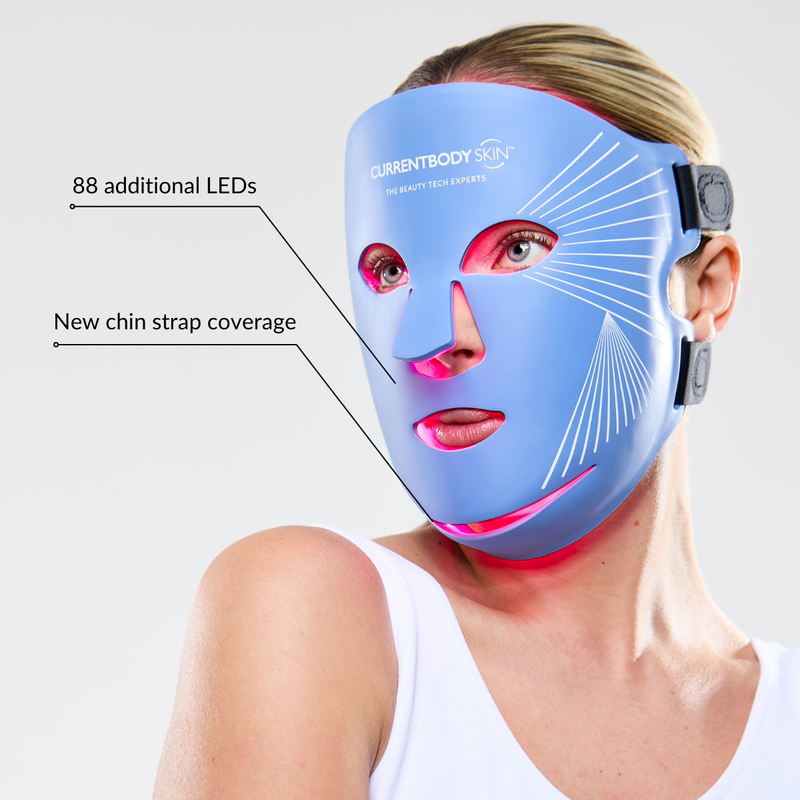 CurrentBody Skin Máscara Facial LED com Terapia de Luz Azul: Série 2
