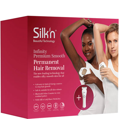 Silk'n Infinity Premium Smooth 500k device packaging