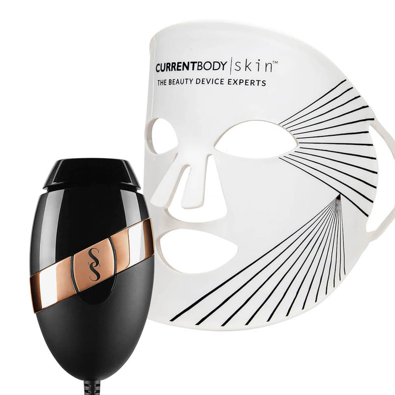 SmoothSkin Bare + Hair Removal Device + CurrentBody Skin LED Mask