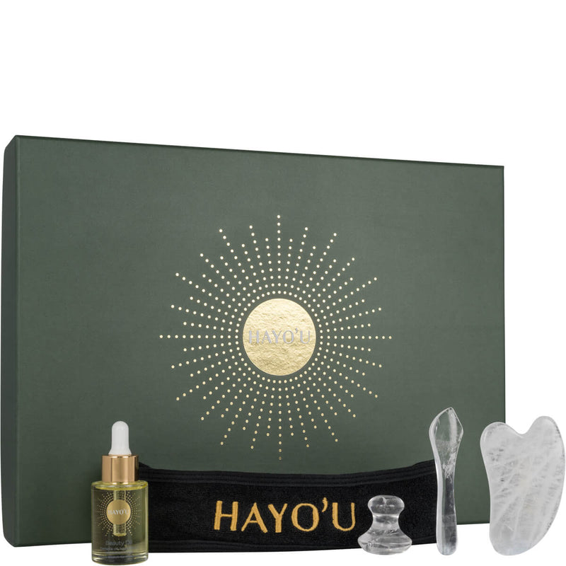 Hayo'u The Complete Clear Quartz Gua Sha Collection (worth £198)