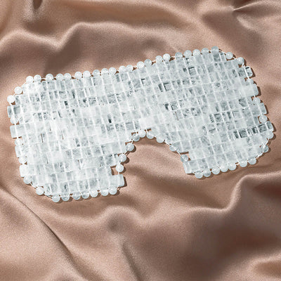 Hayo'u Clear Quartz Crystal Eye Mask