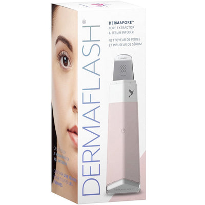 DERMAFLASH DERMAPORE Pore Extractor & Serum Infuser Icy Pink
