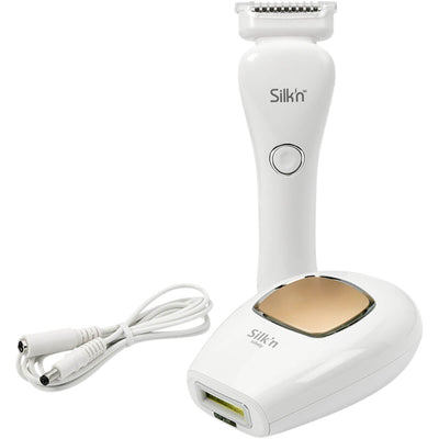 Unboxed Silk'n Infinity Premium Smooth 500k device with Silk'n Wet & Dry LadyShave Shaver and cable